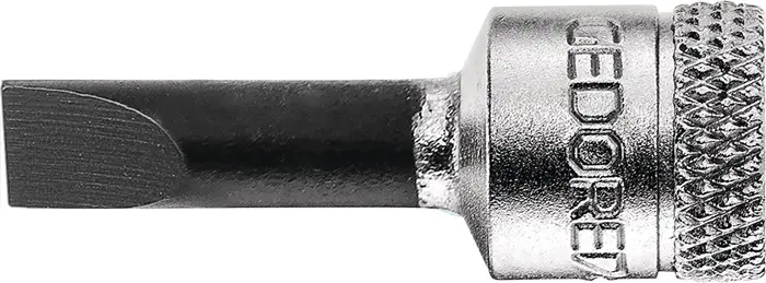 Produktfoto 1 von Steckschlüsseleinsatz IS 20 1/4 Zoll Schlitz 8mm L.37mm GEDORE