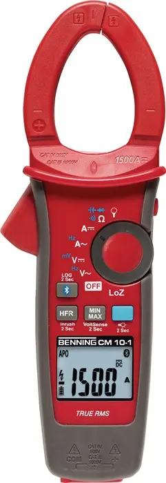 Produktfoto 1 von Stromzangenmultimeter CM 10-1 0,01 A-1500 A CAT IV 600 V,CAT III 100 V BENNING