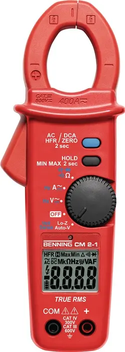 Produktfoto 1 von Stromzangenmultimeter CM 2-1 0,01 A-400 A CAT IV 600 V,CAT III 100 V BENNING