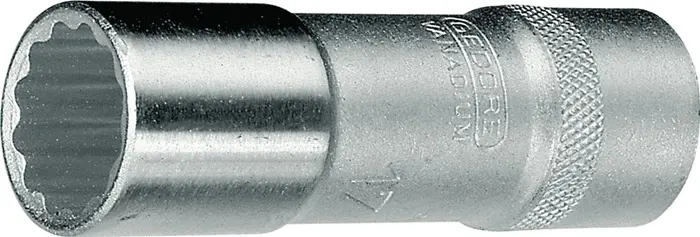 Produktfoto 1 von Steckschlüsseleinsatz D 19 L 1/2 Zoll 12-kant SW 12mm L.77mm GEDORE