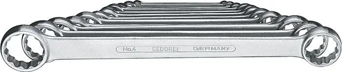 Doppelringschlüsselsatz 4-120 12-tlg.SW 6-32mm ger.GEDORE