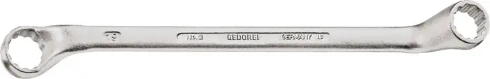 Produktfoto 1 von Doppelringschlüssel 2 12x14mm 212mm tief gekr.GEDORE
