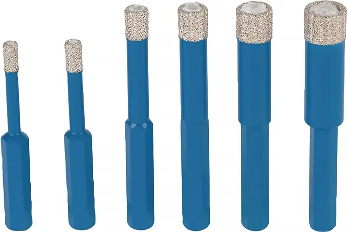 Produktfoto 1 von Fliesenbohrset DDT HEX 6-tlg.D.5,6,8,10,12,14mm Schaft HEX TYROLIT