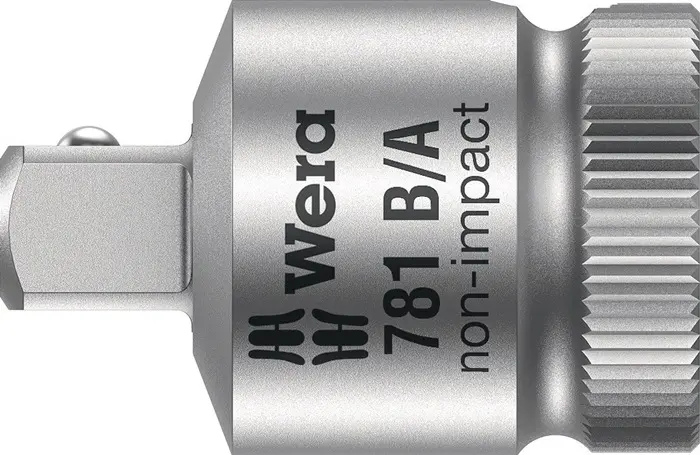 Produktfoto 1 von Vergrößerungsstück 781 B 3/8 " Antr.3/8 Zoll Abtrieb 1/2 Zoll L.36,0mm WERA