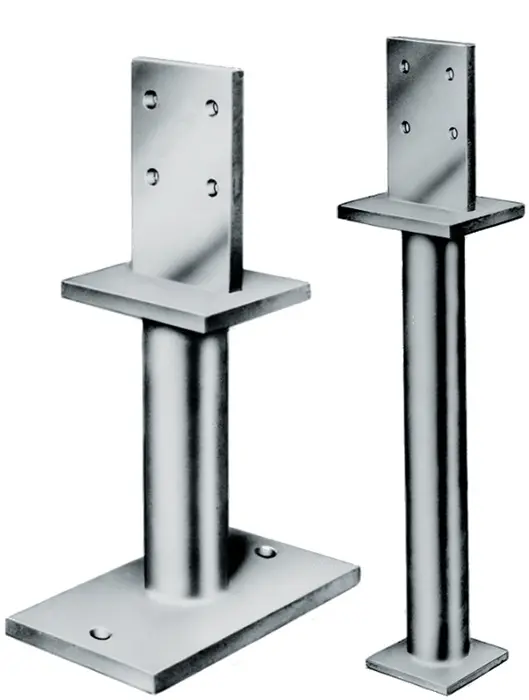 Produktfoto 1 von Stützenfuß PIS/PISB 100x80x10mm STA st.verz.z.Schr.