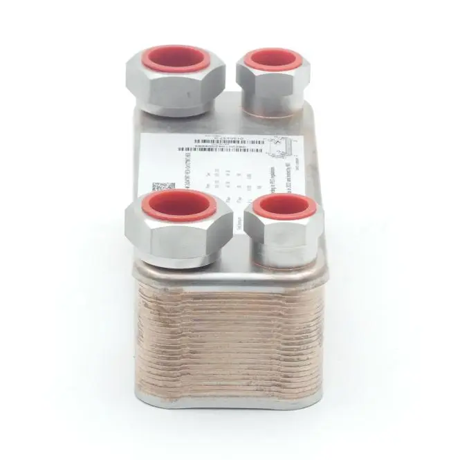 Produktfoto 1 von SWEP Plattenwärmetauscher B5THx20/1P-SC-M 2x3/4"INT HEX+2x1/2"INT HEX