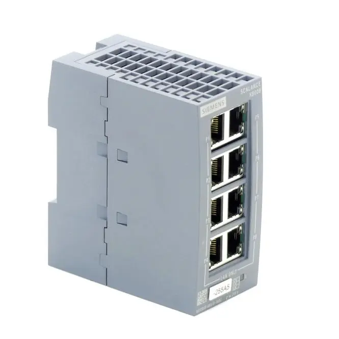 Produktfoto 1 von SIEMENS SCALANCE XB008 unmanaged Industrial Ethernet Switch