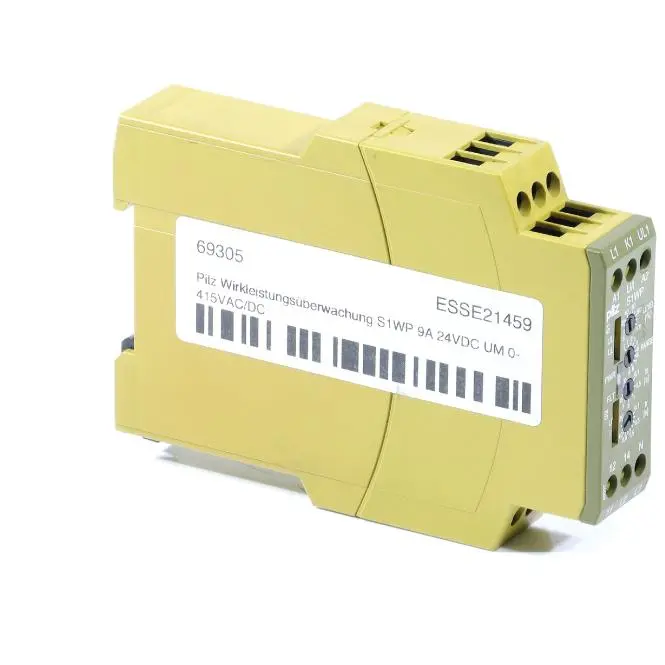 Produktfoto 1 von PILZ Wirkleistungsüberwachung S1WP 9A 24VDC UM 0-15VAC/DC