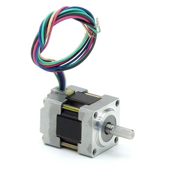 Produktfoto 1 von EC MOTION NEMA11 5-Phasen-Schrittmotor 0.72° ?Nm Litzen:5 0.8A Frontwelle:?mm