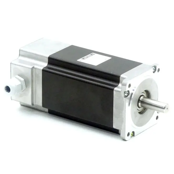 Produktfoto 1 von EC MOTION NEMA23 2-Phasen-Schrittmotor 1.8° 7.4Nm Anschlußkasten 4.0A Frontwelle:14mm