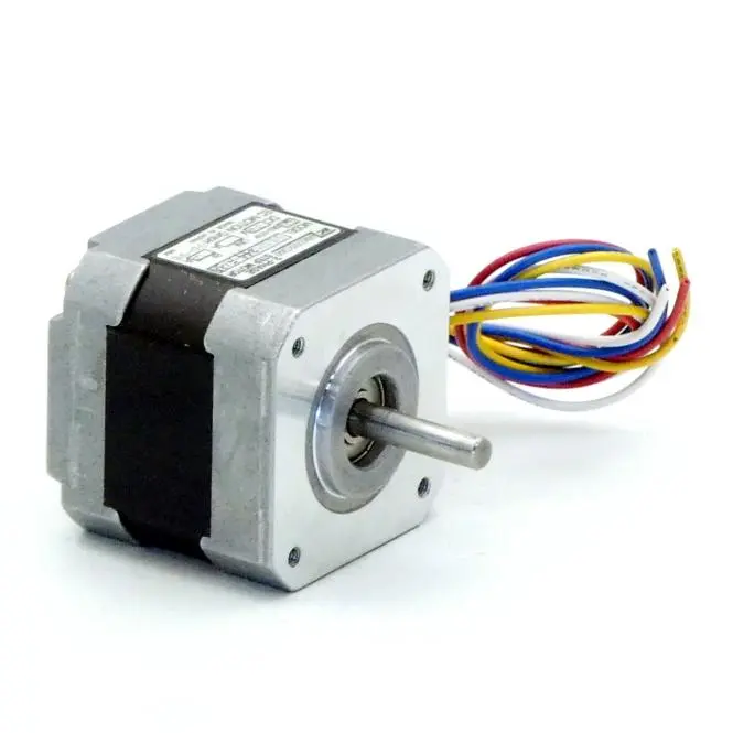 Produktfoto 1 von EC MOTION NEMA17 2-Phasen-Schrittmotor 1.8° 0.37Nm Litzen:4 1.3A Frontwelle:5mm