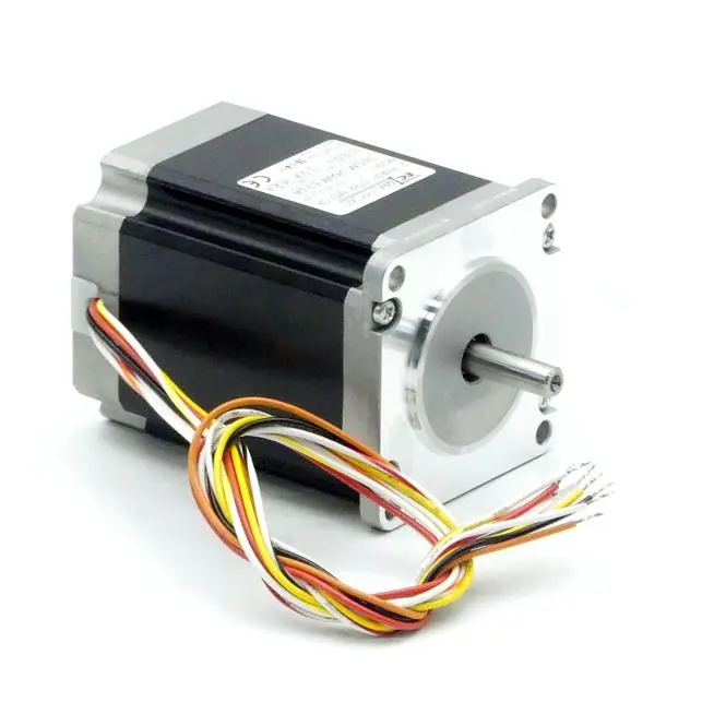 Produktfoto 1 von EC MOTION NEMA23 2-Phasen-Schrittmotor 0.9° 1.45Nm Litzen:8 3.0A Frontwelle:6.35mm