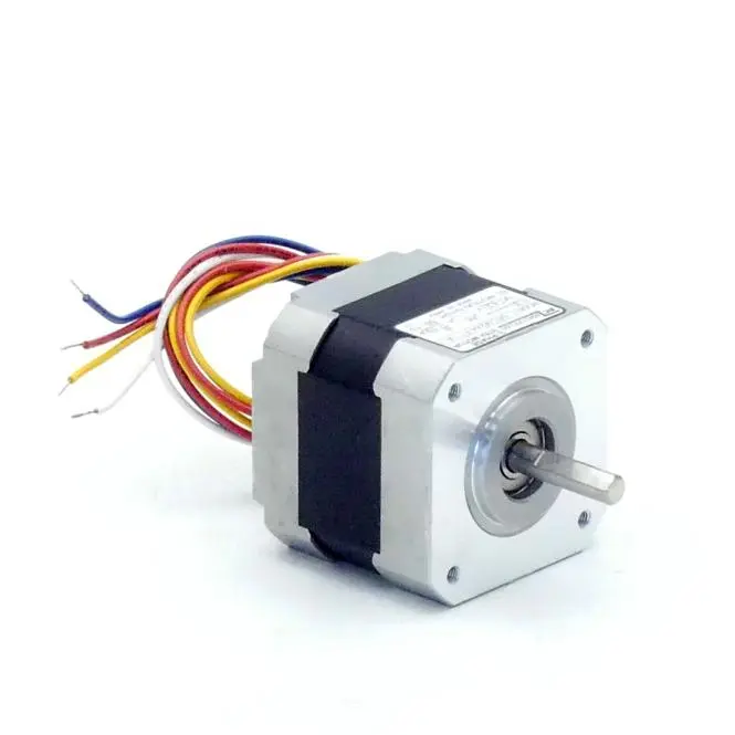 Produktfoto 1 von EC MOTION NEMA17 2-Phasen-Schrittmotor 1.8° 0.37Nm Litzen:4 1.13A Frontwelle:5mm