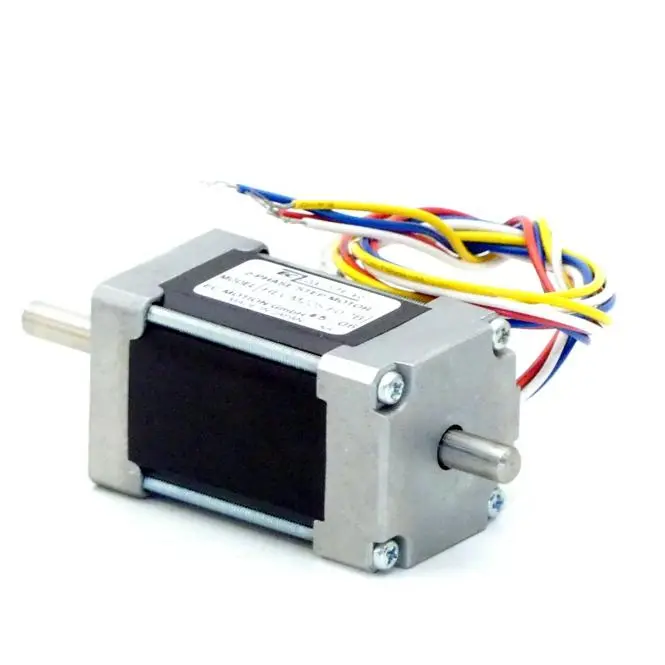 Produktfoto 1 von EC MOTION NEMA11 2-Phasen-Schrittmotor 1.8° 0.14Nm Litzen:4 0.7A 2-Wellenenden:5mm