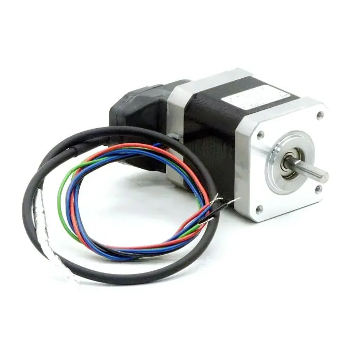 EC MOTION NEMA11 2-Phasen-Schrittmotor 1.8° 0.62Nm Litzen:4 1.3A Frontwelle:5mm Encoder Line Driver