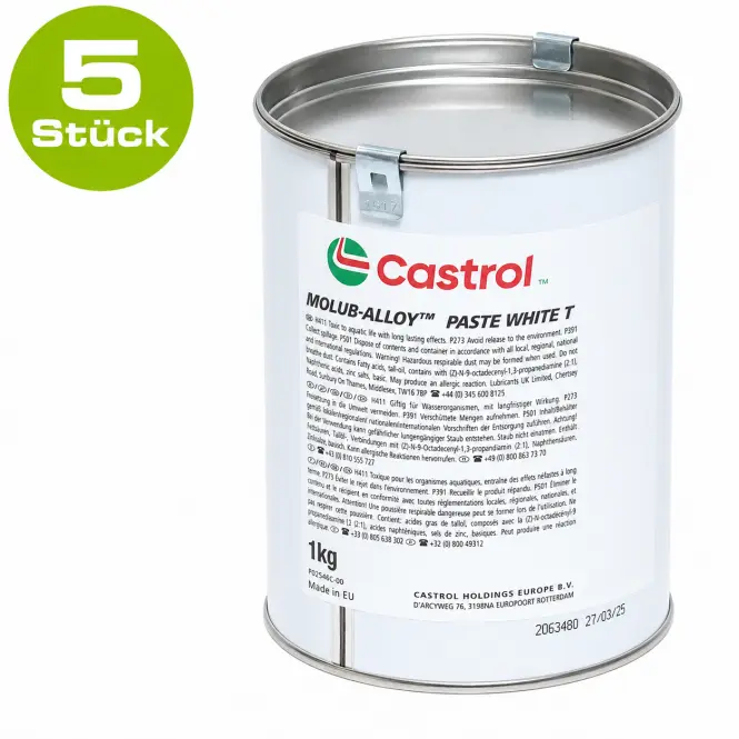 Produktfoto 1 von CASTROL 1 Kg Blechdose 5 Stück