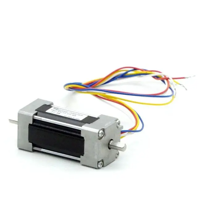 Produktfoto 1 von EC MOTION NEMA08 2-Phasen-Schrittmotor 1.8° 0.032Nm Litzen:4 0.35A 2-Wellenenden:4mm