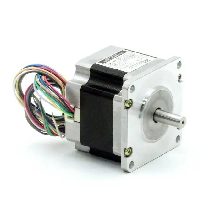 Produktfoto 1 von EC MOTION SIZE60 5-Phasen-Schrittmotor 0.72° 0.42Nm Litzen:10 1.4A 2-Wellenenden:8mm