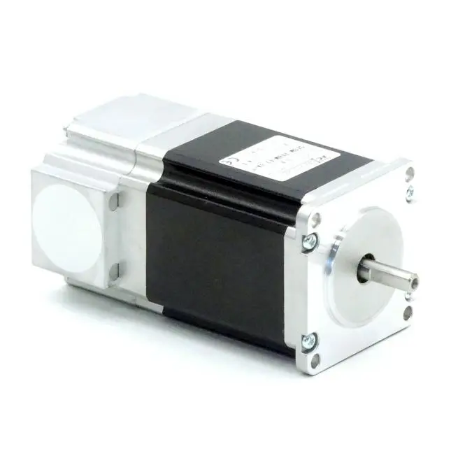 Produktfoto 1 von EC MOTION NEMA23 2-Phasen-Schrittmotor 0.9° 1.45Nm Anschlußkasten 3.0A Frontwelle:6.35mm