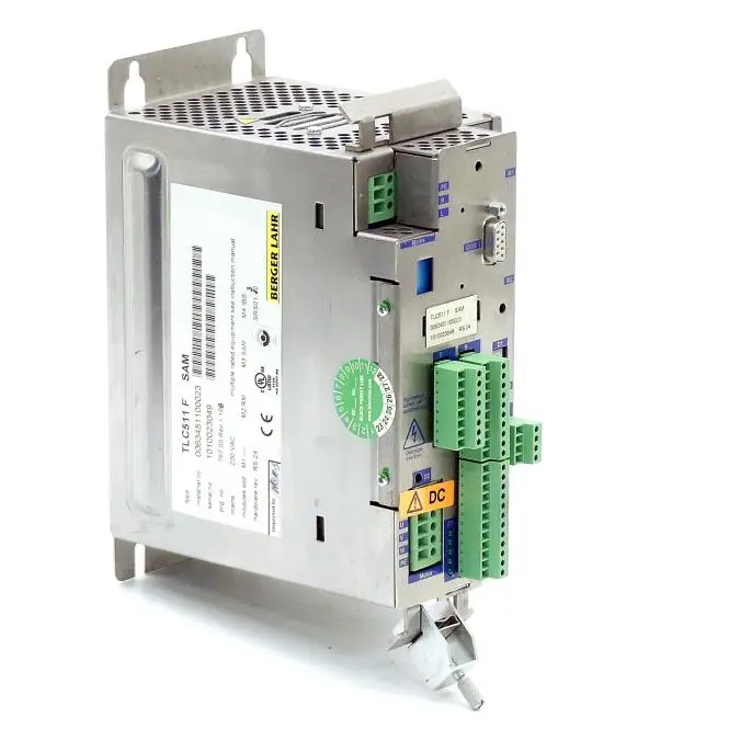 Produktfoto 1 von BERGER LAHR Positioniersteuerung für 3-Phasen Schrittmotoren mit Interbus-S Feldbusschnittstelle und SAM Sicherheits-Modul TLC511F -/RM/SAM/IBS TLC511 F SAM