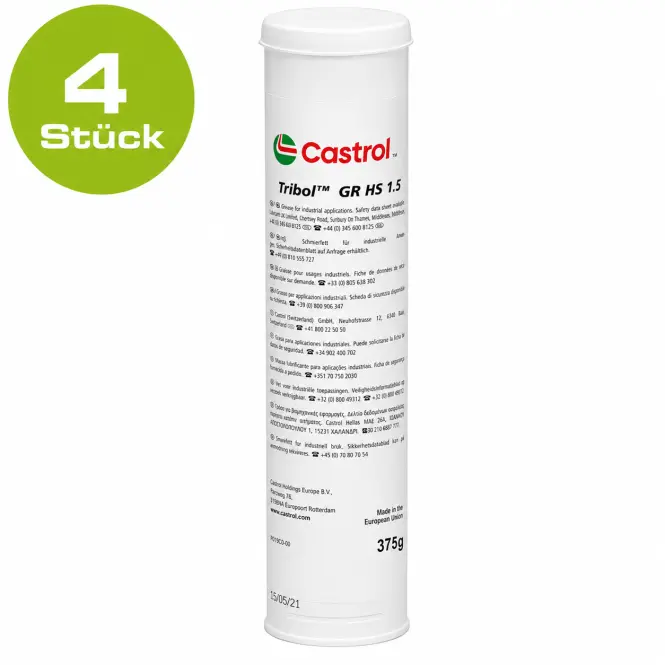 Produktfoto 1 von CASTROL 375 gr. Kartusche 4 Stück