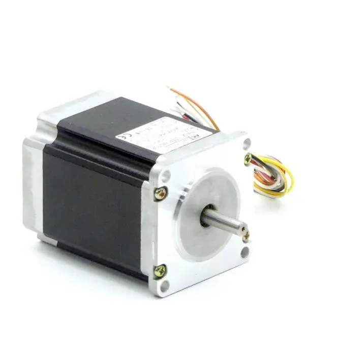 Produktfoto 1 von EC MOTION NEMA23 2-Phasen-Schrittmotor 1.8° 1.35Nm Litzen:8 1.0A Frontwelle:6.35mm