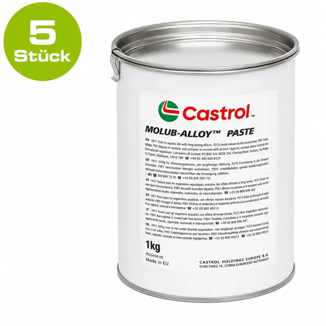 Produktfoto 1 von CASTROL 1 Kg Blechdose 5 Stück