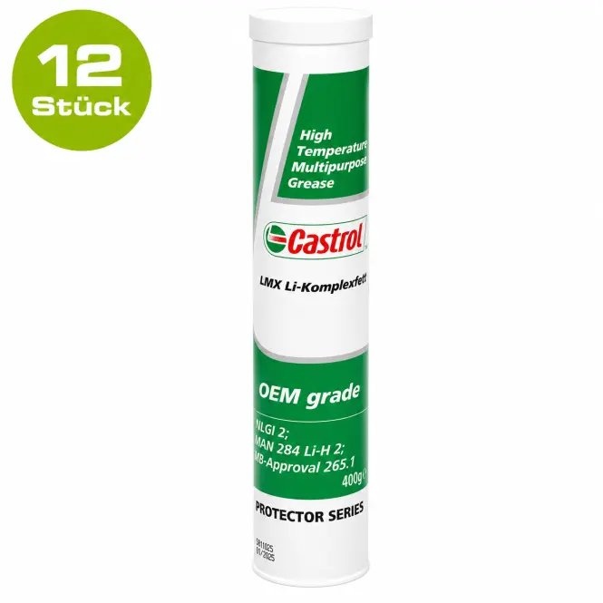 Produktfoto 1 von CASTROL 400 gr. Kartusche 12 Stück