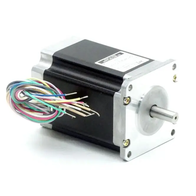 Produktfoto 1 von EC MOTION SIZE60 5-Phasen-Schrittmotor 0.72° 1.66Nm Litzen:10 2.8A Frontwelle:8mm