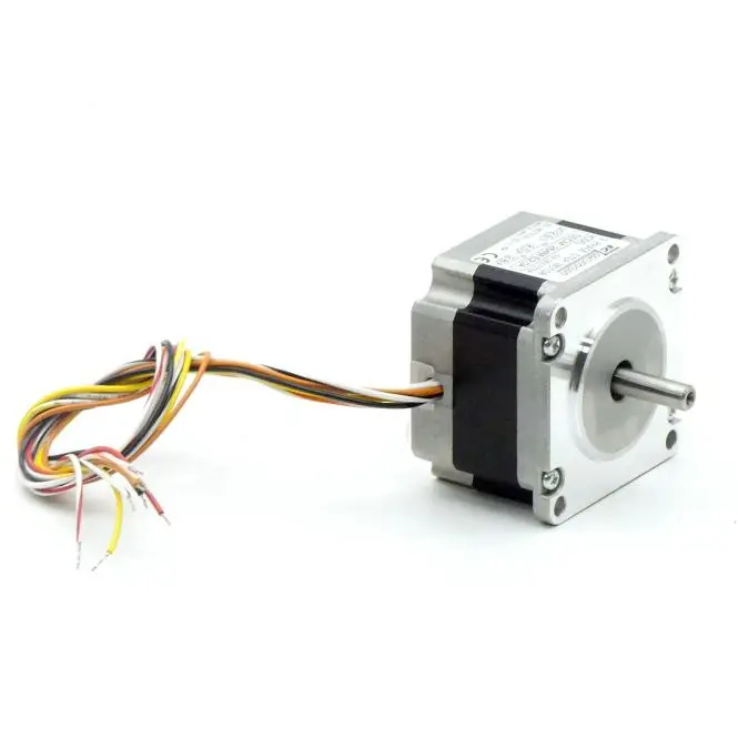 Produktfoto 1 von EC MOTION NEMA23 2-Phasen-Schrittmotor 0.9° 0.44Nm Litzen:8 2.0A Frontwelle:6.35mm