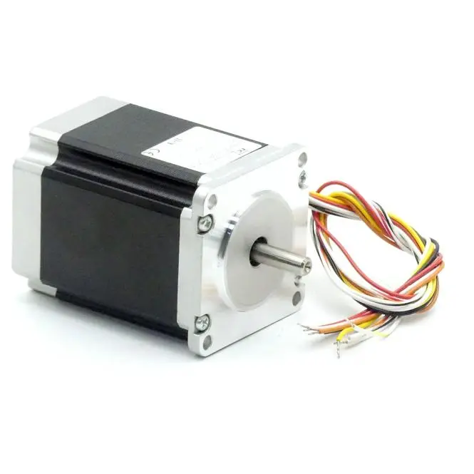 Produktfoto 1 von EC MOTION NEMA23 2-Phasen-Schrittmotor 1.8° 1.35Nm Litzen:8 3.0A Frontwelle:6.35mm