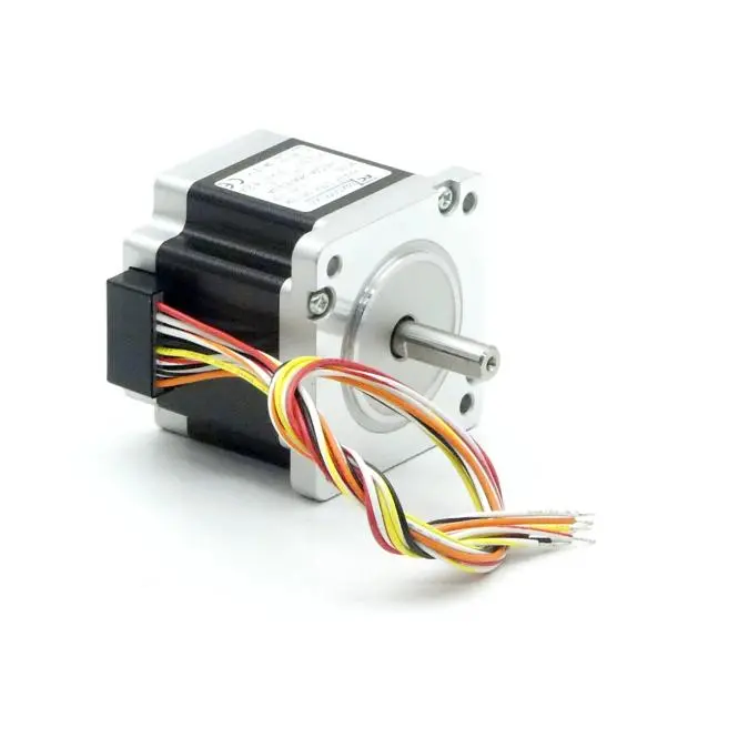 Produktfoto 1 von EC MOTION NEMA24 2-Phasen-Schrittmotor 1.8° 1.35Nm Litzen:8 3.0A Frontwelle:8mm