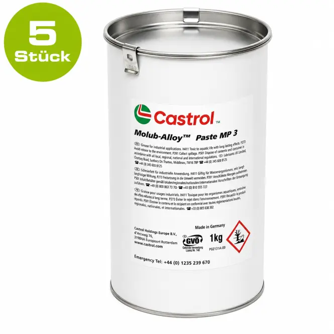 Produktfoto 1 von CASTROL 1 Kg Dose 5 Stück