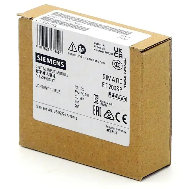 Produktfoto 1 von SIEMENS SIMATIC ET 200SP Digitales Eingangsmodul