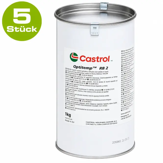 Produktfoto 1 von CASTROL 1 Kg Dose 5 Stück