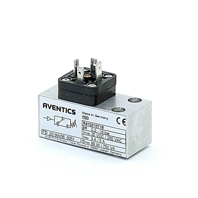 Produktfoto 1 von AVENTICS Druckschalter PM1-M3-F001-002-160-DINA-CON