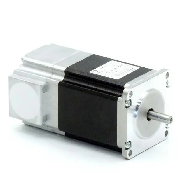 Produktfoto 1 von EC MOTION NEMA23 2-Phasen-Schrittmotor 1.8° 1.35Nm Anschlußkasten 2.0A Frontwelle:6.35mm