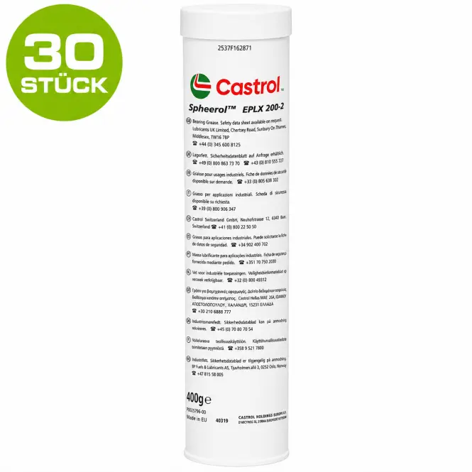 Produktfoto 1 von CASTROL 400gr. Kartusche 30 Stück