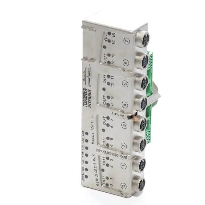 Produktfoto 1 von PHOENIX CONTACT Dezentrales I/O-Gerät IBS RL 24 DO 16/8-R-LK