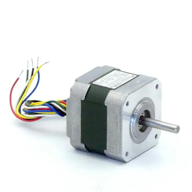 Produktfoto 1 von EC MOTION NEMA17 2-Phasen-Schrittmotor 1.8° 0.16Nm Litzen:6 0.4A Frontwelle:5mm