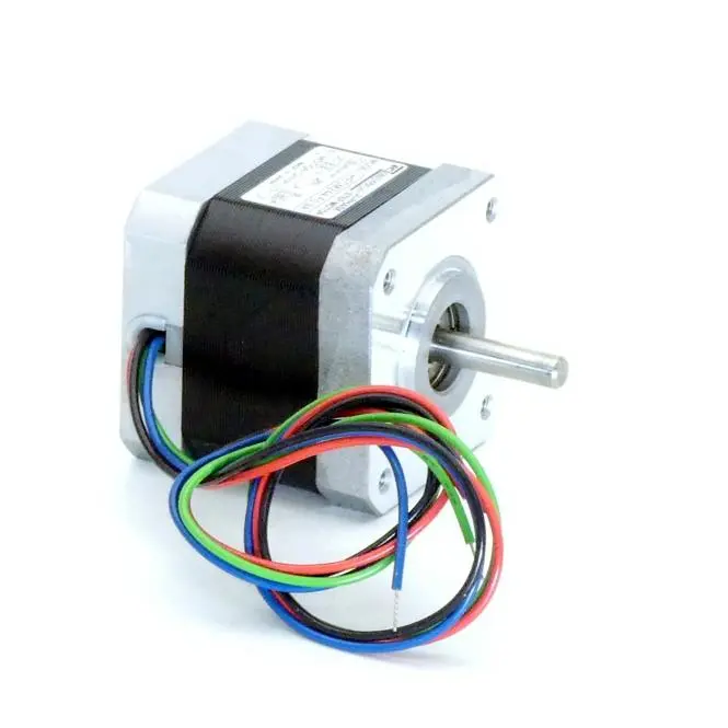 Produktfoto 1 von EC MOTION NEMA17 2-Phasen-Schrittmotor 1.8° 0.5Nm Litzen:4 0.85A Frontwelle:5mm