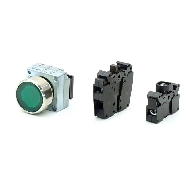 Produktfoto 1 von SIEMENS 4 Stück Leuchtdrucktaster grün 3SB3605-0AA41