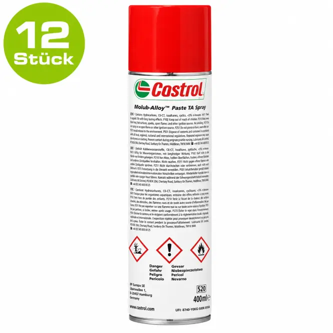 Produktfoto 1 von CASTROL 400 ml Spraydose 12 Stück