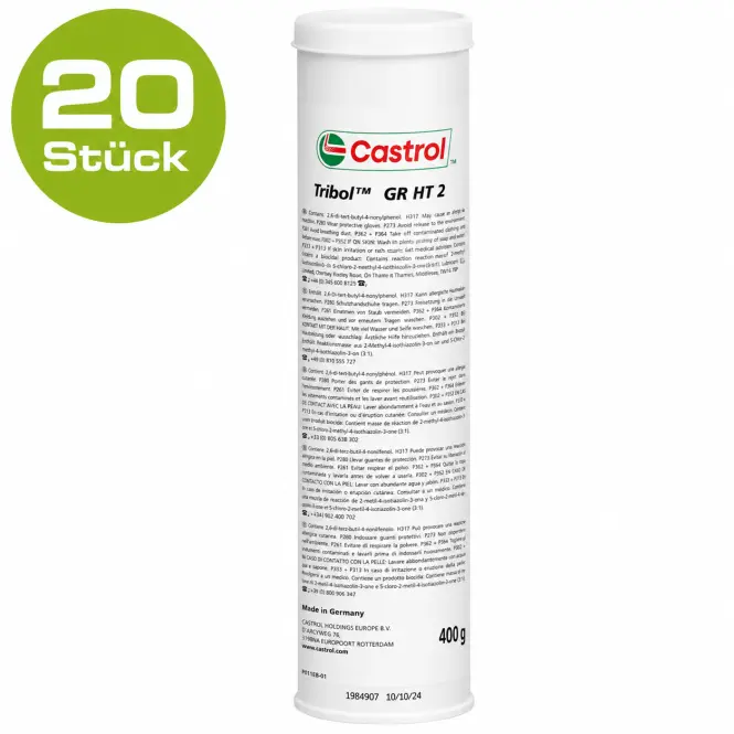 Produktfoto 1 von CASTROL 400 gr. Kartusche 20 Stück