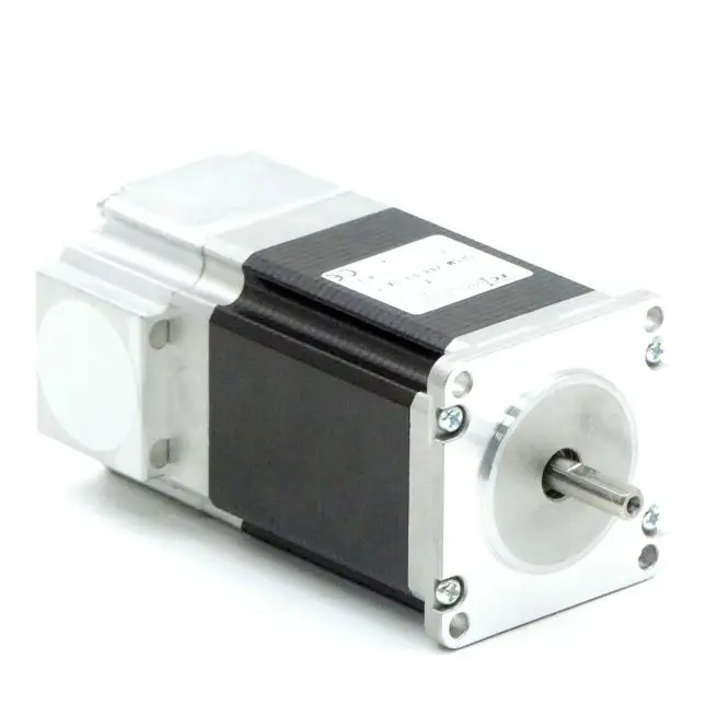 Produktfoto 1 von EC MOTION NEMA23 2-Phasen-Schrittmotor 1.8° 1.35Nm Anschlußkasten 3.0A Frontwelle:6.35mm