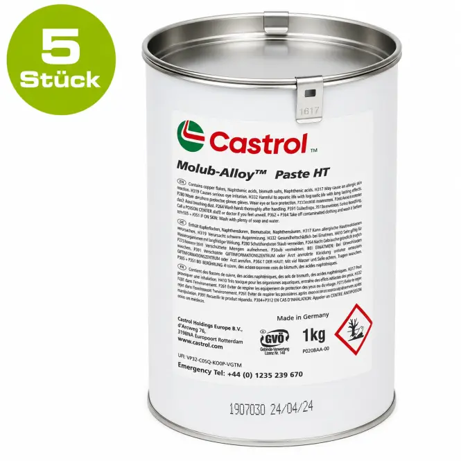 Produktfoto 1 von CASTROL 1 Kg Dose 5 Stück
