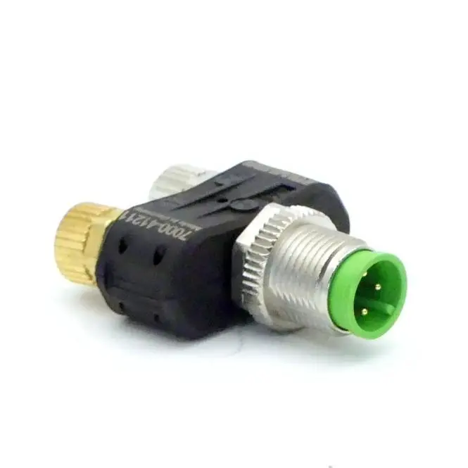 Produktfoto 1 von MURRELEKTRONIK T-Stück SlimLine M12 St. / 2x M8 Bu. A-kod.