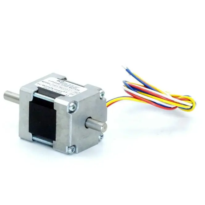Produktfoto 1 von EC MOTION NEMA11 2-Phasen-Schrittmotor 1.8° 0.078Nm Litzen:4 1.2A 2-Wellenenden:5mm