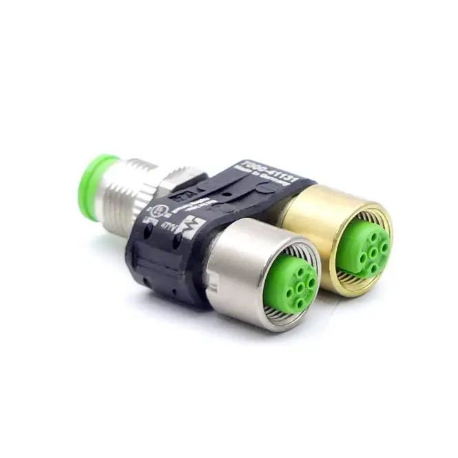 Produktfoto 1 von MURRELEKTRONIK T-Stück SlimLine M12 St. / 2x M12 Bu. A-kod.