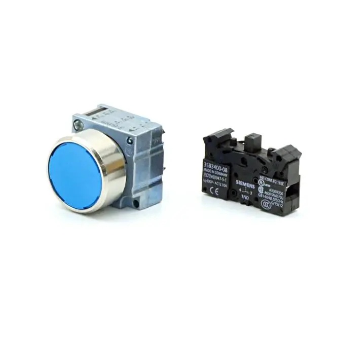 Produktfoto 1 von SIEMENS Drucktaster blau 3SB3602-0AA51